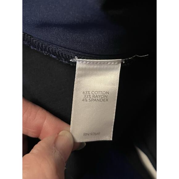 J Jill Pants Women’s Size 4 Blue Essential Stretch Cotton Ankle Career Capsule - Picture 7 of 11